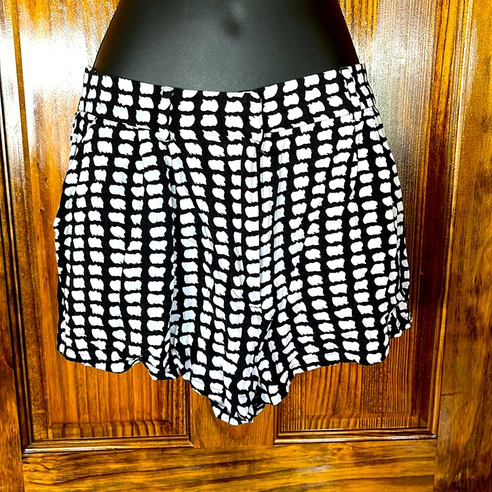 Black & White Shorts